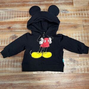 Posh Peanut x Disney Mickey Mouse bamboo hoodie sweatshirt 6-12m